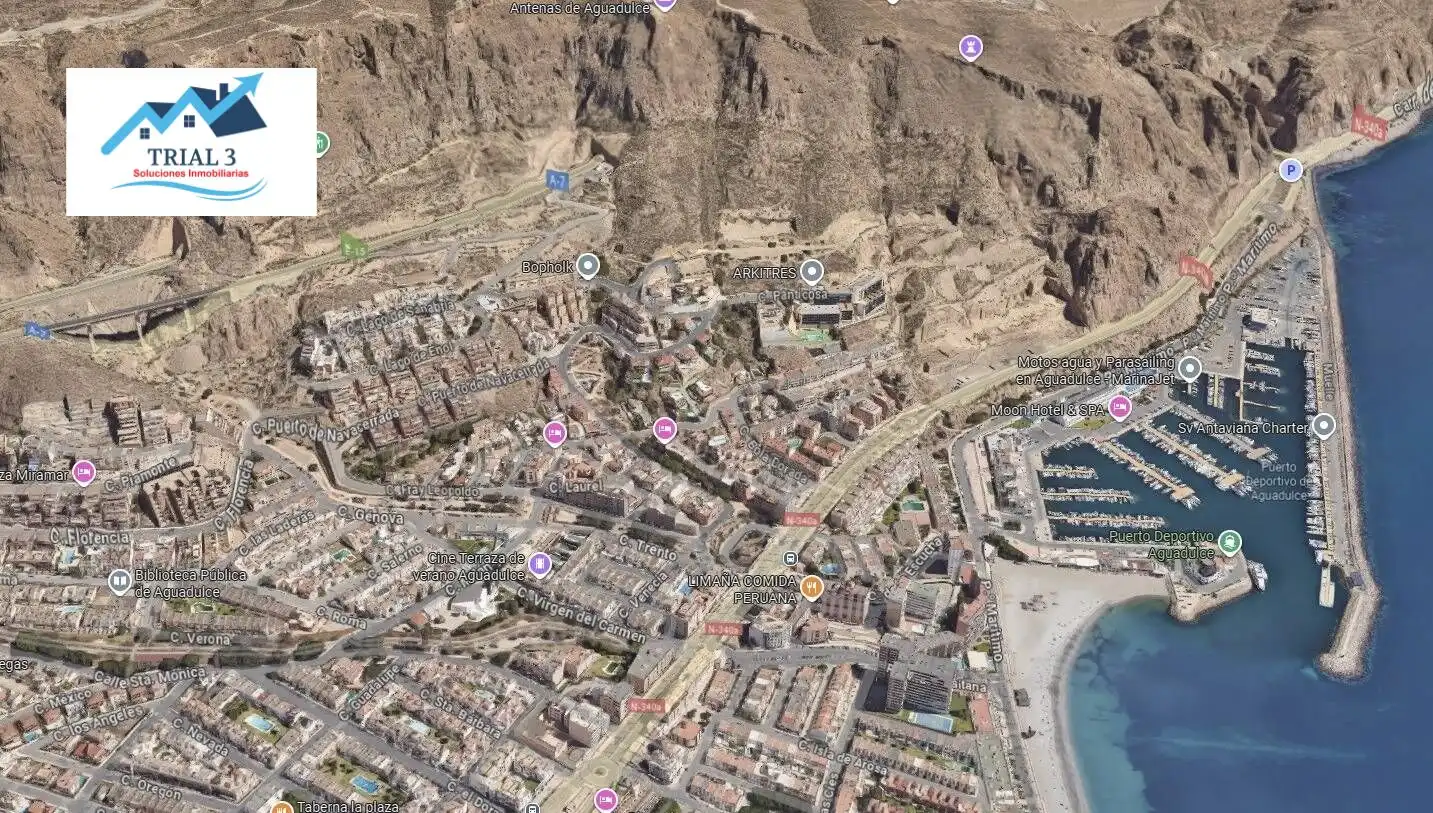 Exterior view of Flat for sale in Roquetas de Mar  with Terrace