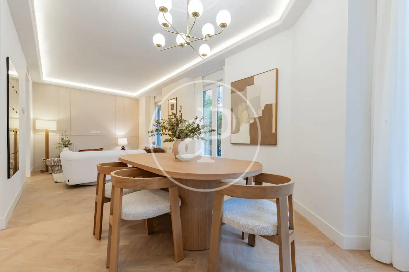 Dining room of Flat for sale in Barrio de Salamanca