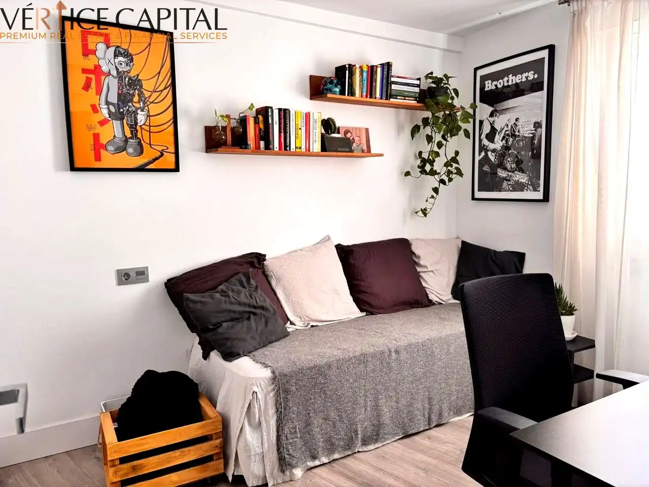 Sala de estar de Piso de alquiler en Málaga con Aire acondicionado, Calefacción y Terraza