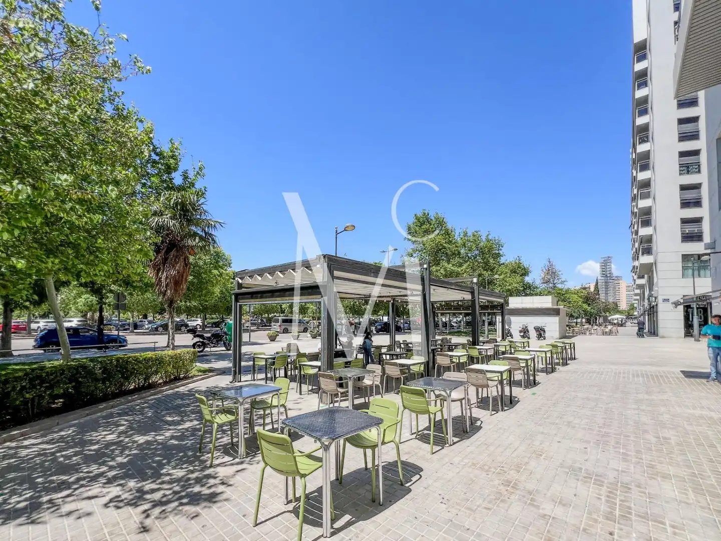 Terrasse von Geschaftsraum zur Miete in Camins al Grau