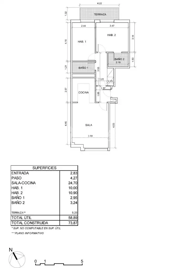 Flat for sale in Barcelona  with Air Conditioner, Heating and Terrace