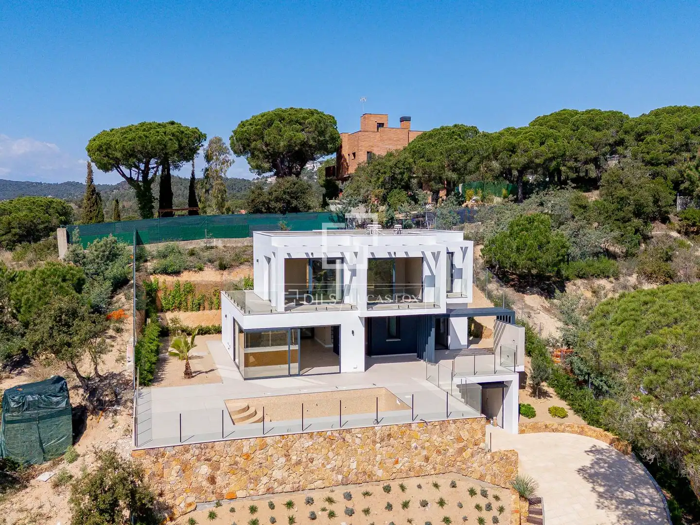 Vista exterior de Casa o xalet en venda en Lloret de Mar amb Aire condicionat, Calefacció i Jardí privat