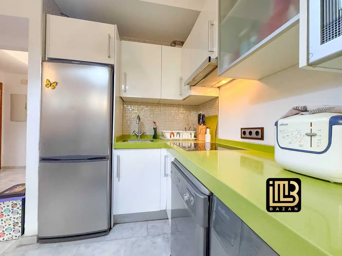 Kitchen of Flat for rent in Málaga  with Air Conditioner, Furnished and Washing machine