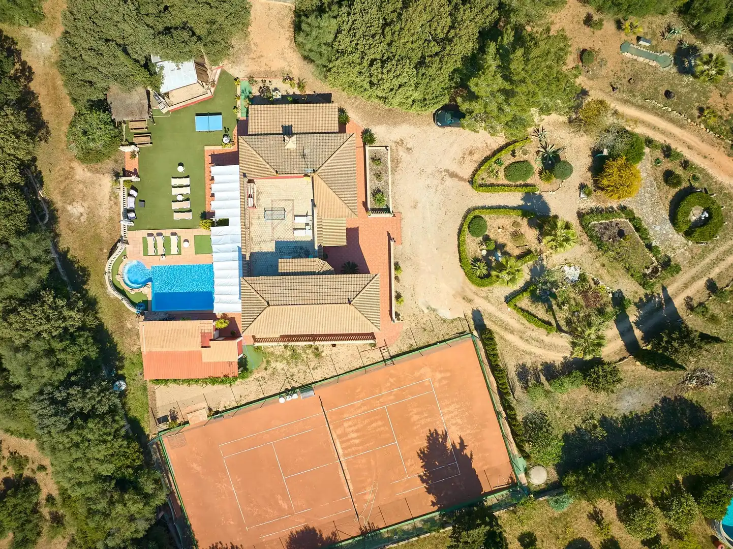 Jardín de Finca rústica en venta en Llucmajor con Aire acondicionado, Jardín privado y Terraza
