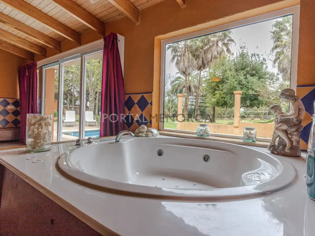 Baño de Finca rústica en venta en Maó - Mahón con Aire acondicionado, Jardín privado y Terraza
