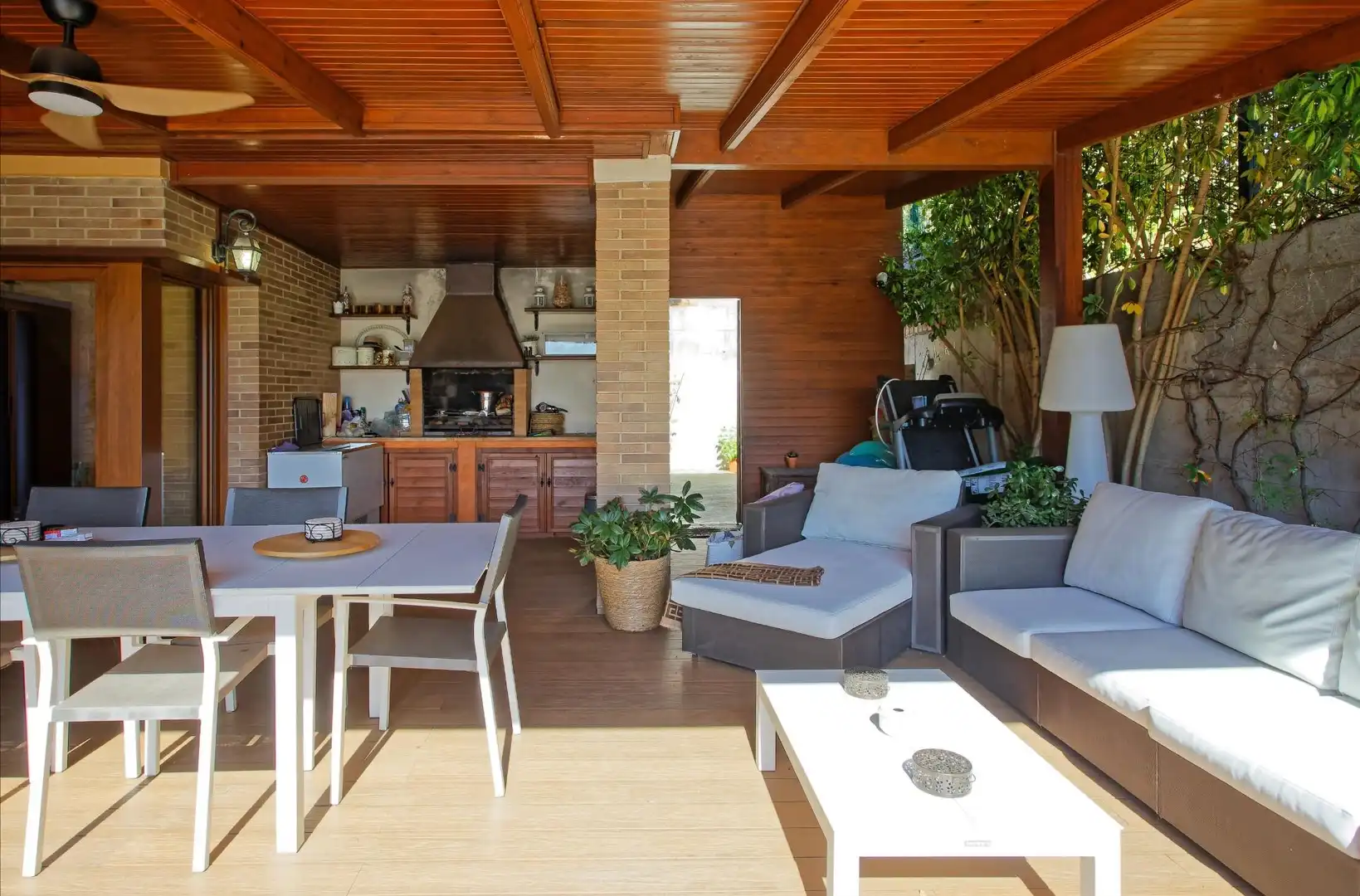 Terraza de Casa o chalet en venta en Centre