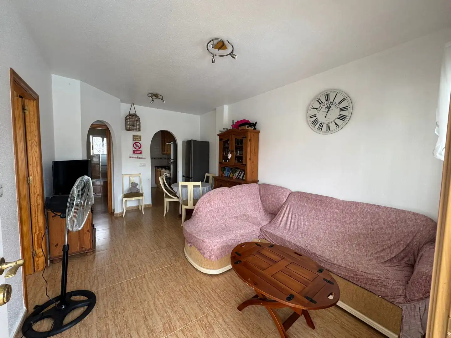 Wohnzimmer von Wohnungen zum Verkauf in Castalla mit Privatgarten, Terrasse und Möbliert