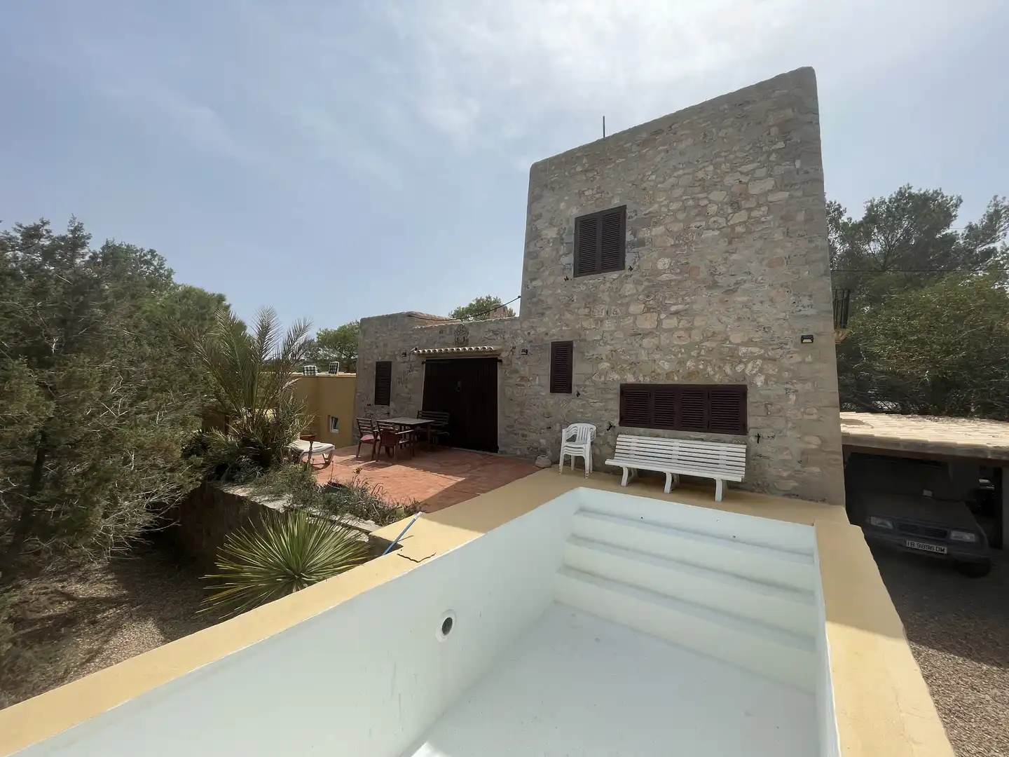 Vista exterior de Casa o xalet en venda en Formentera amb Jardí privat, Terrassa i Piscina