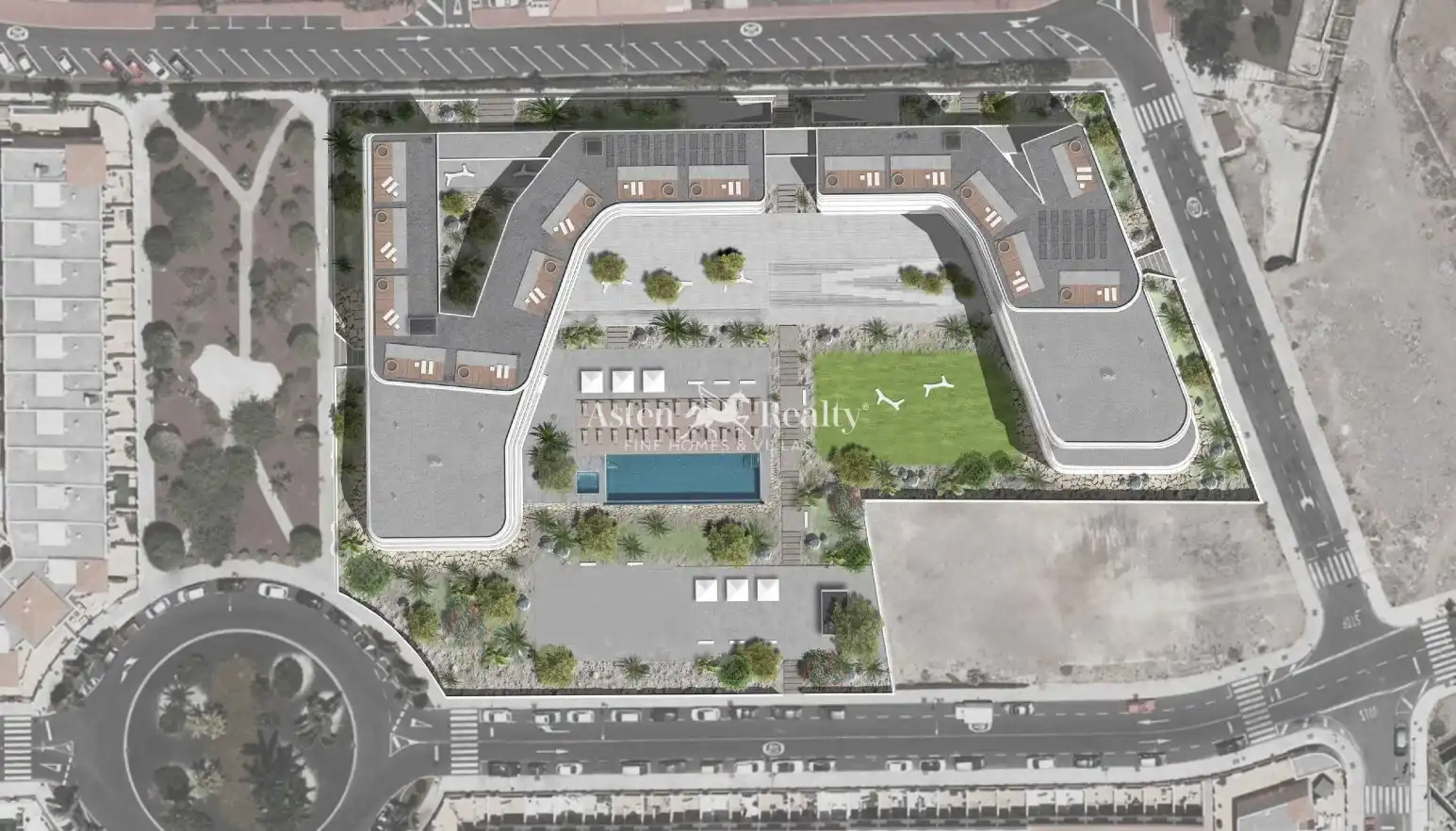 Vista exterior de Apartament en venda en Adeje amb Aire condicionat, Terrassa i Traster