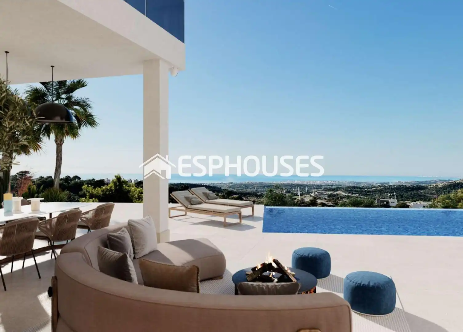 Terraza de Casa o chalet en venta en Finestrat con Aire acondicionado, Terraza y Trastero
