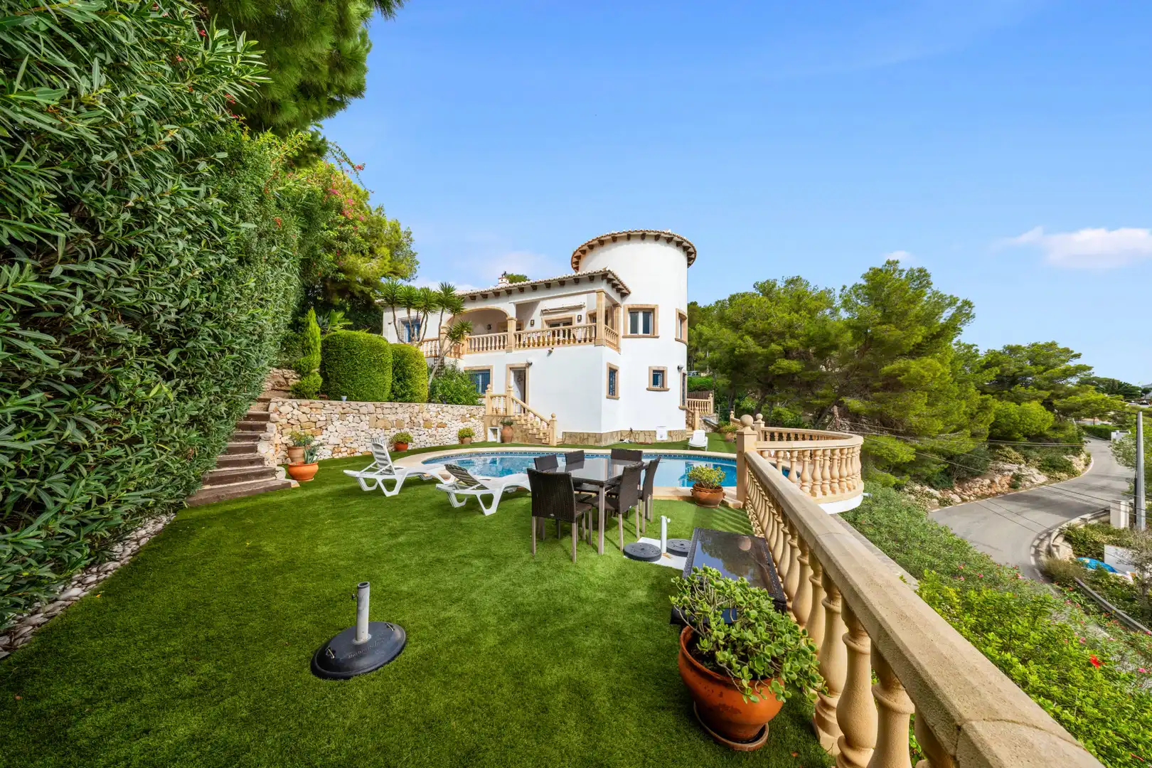 Garden of Houses for sale in Jávea / Xàbia  with Heating, Private garden and Terrace