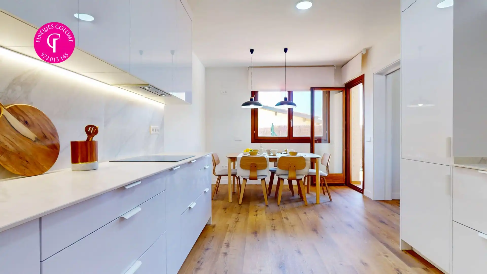 Kitchen of Houses for sale in Sant Julià de Ramis  with Air Conditioner, Heating and Terrace