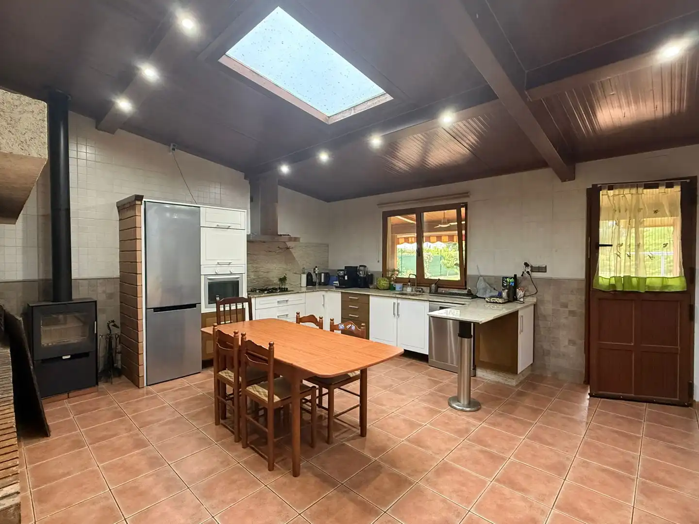 Kitchen of Detached homes for sale in Neda  with Heating, Private garden and Parquet flooring