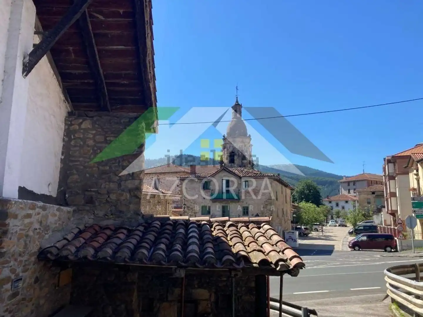 Vista exterior de Finca rústica en venda en Amoroto amb Jardí privat, Moblat i Balcó