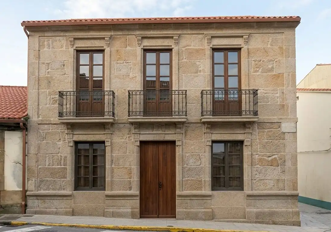 Vista exterior de Casa o chalet en venta en Rianxo