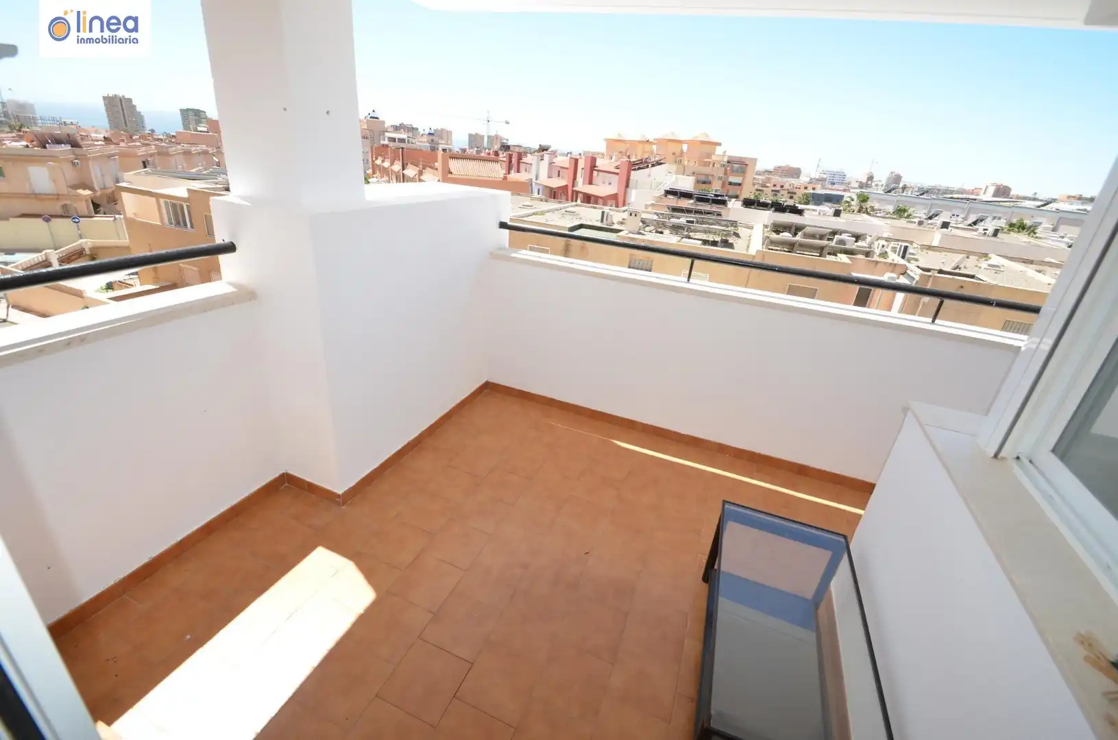 Balcony of Flat for rent in Roquetas de Mar  with Air Conditioner, Terrace and Storage room
