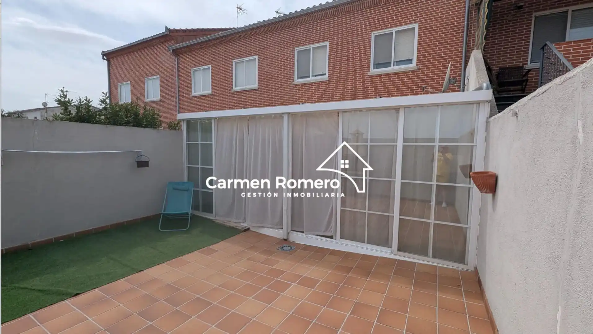 Jardín de Casa adosada en venta en Villoria con Calefacción, Jardín privado y Amueblado