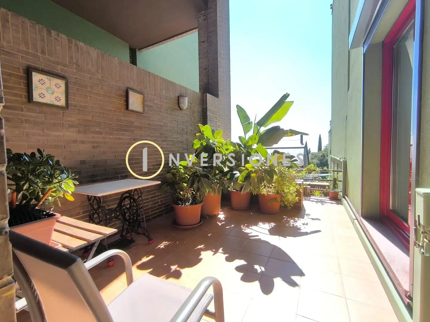 Terrace of Detached homes for rent in Barcelona  with Terrace and Community pool