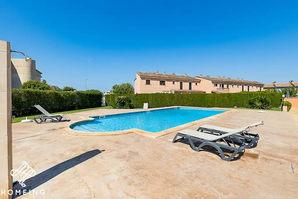 Swimming pool of Detached homes for rent in Llucmajor  with Air Conditioner, Terrace and Swimming Pool