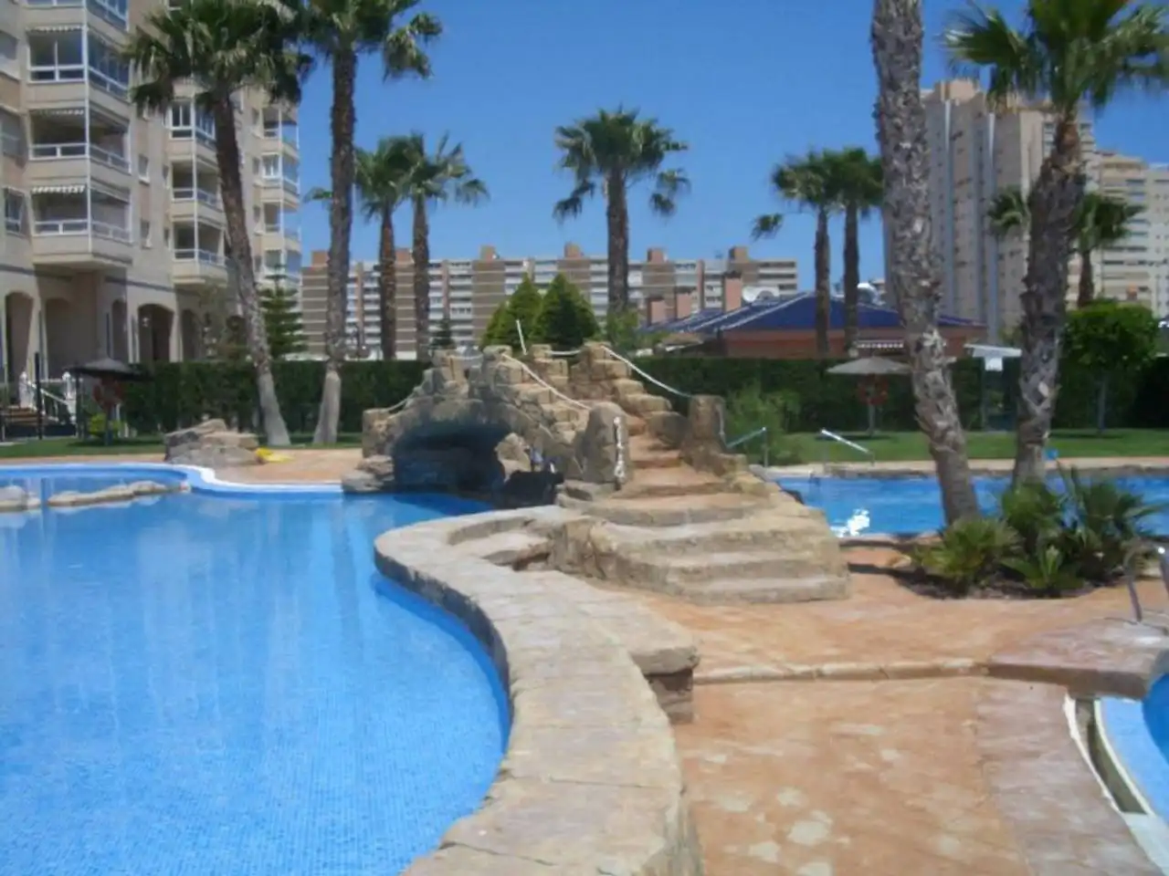 Swimming pool of Flat for rent in El Campello  with Air Conditioner, Heating and Terrace