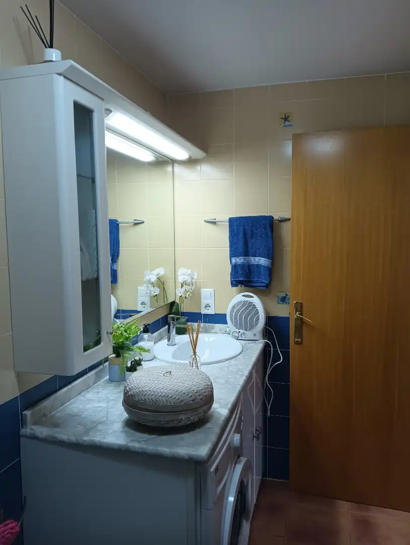 Badezimmer von Wohnung zur Miete in Canet d'En Berenguer mit Klimaanlage, Abstellraum und Schwimmbad