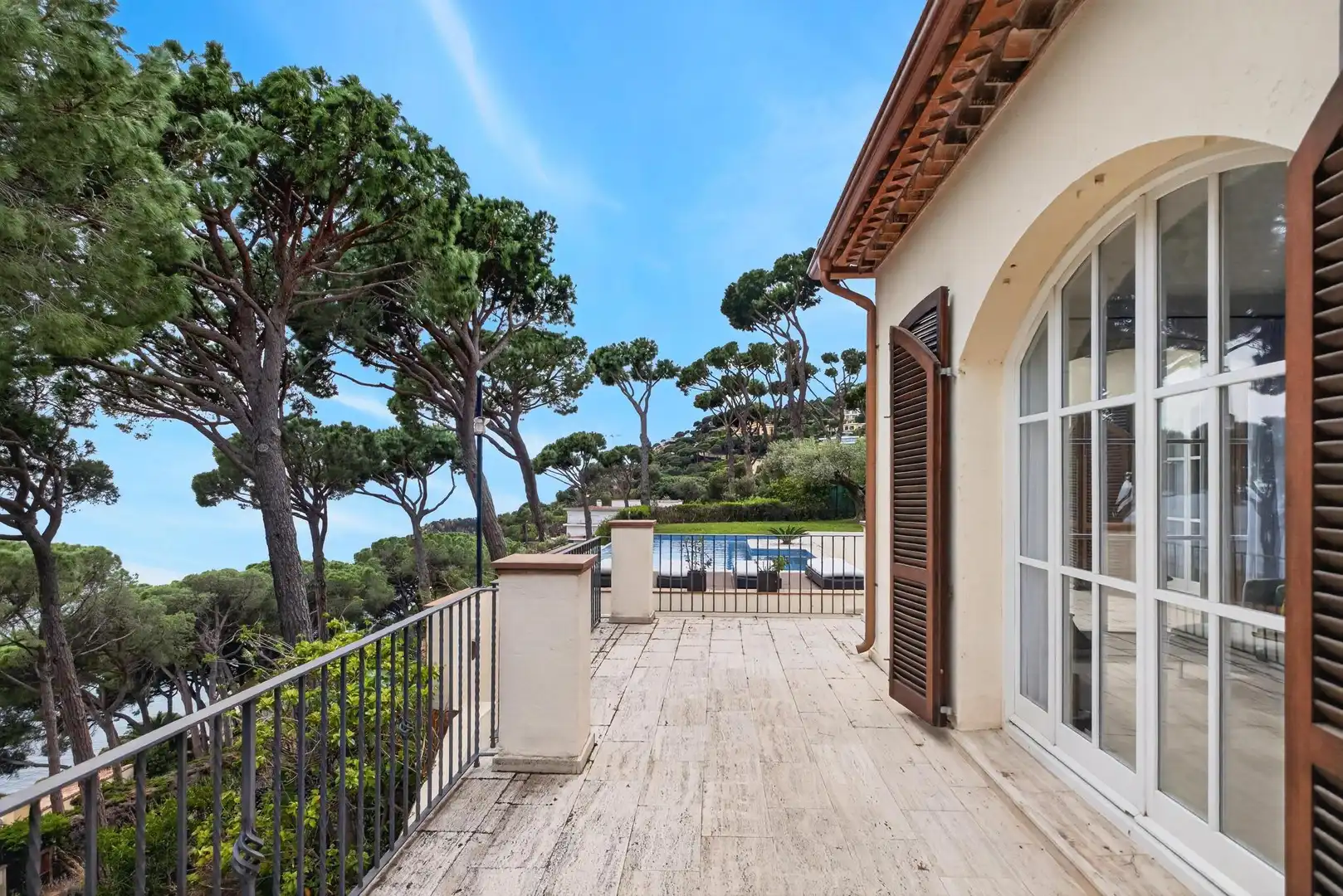 Terraza de Casa o chalet en venta en Sant Feliu de Guíxols con Aire acondicionado, Jardín privado y Parquet