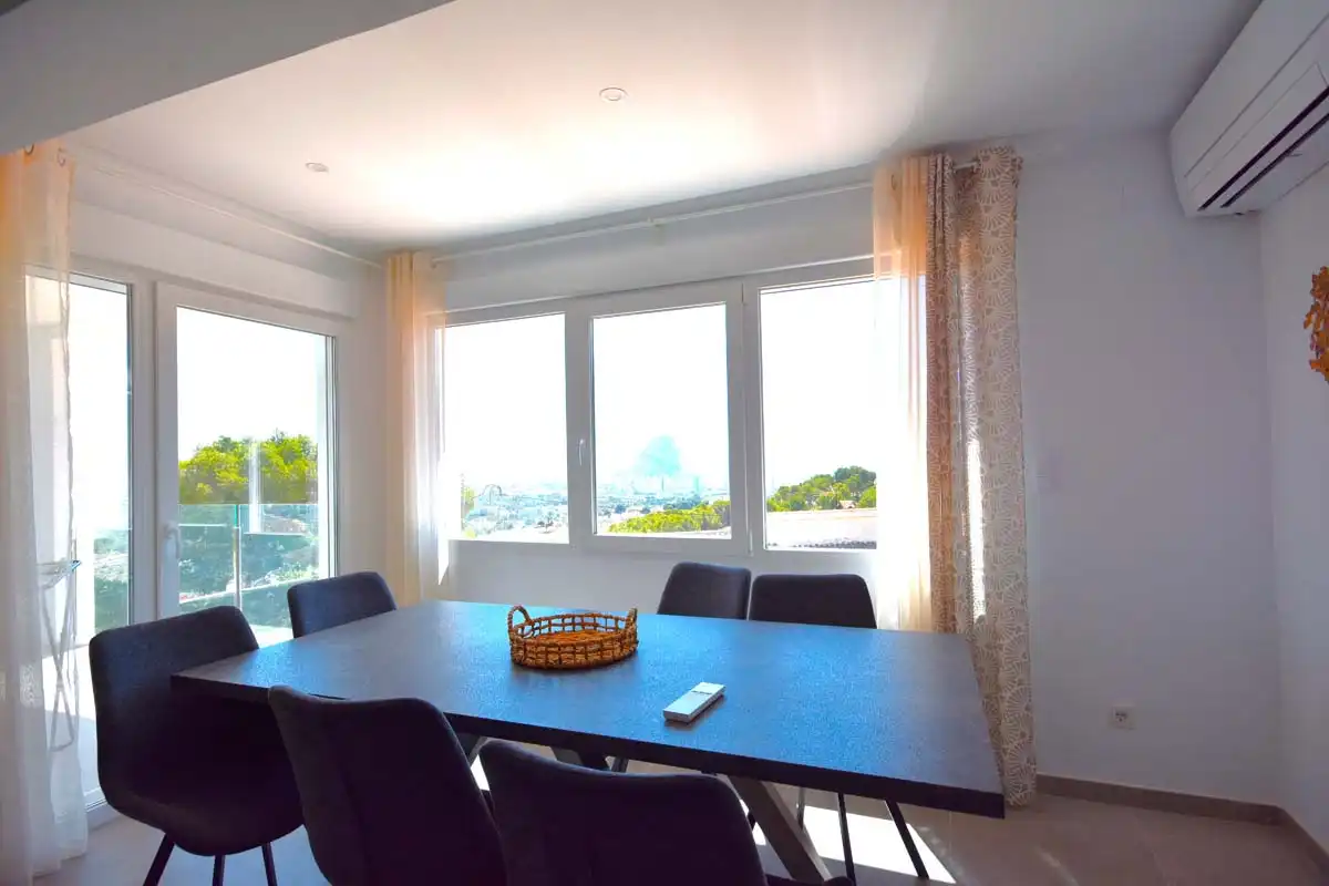 Comedor de Casa o chalet en venta en Calpe / Calp con Aire acondicionado, Jardín privado y Terraza