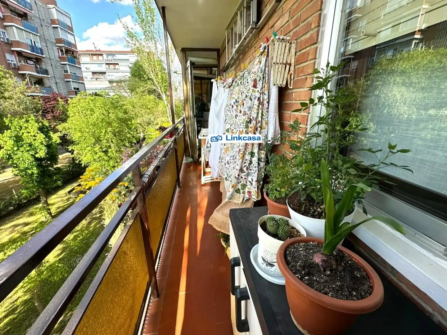 Balcony of Flat for sale in Madrid  with Heating and Terrace