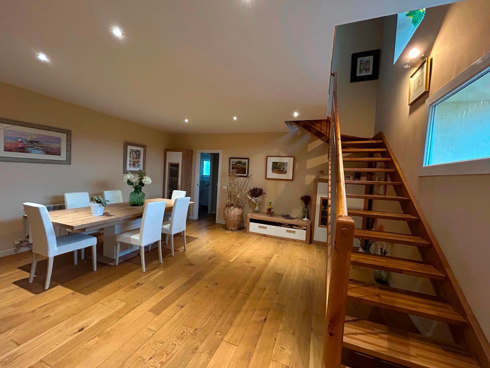Dining room of House or chalet for sale in  Lleida Capital  with Air Conditioner, Heating and Private garden