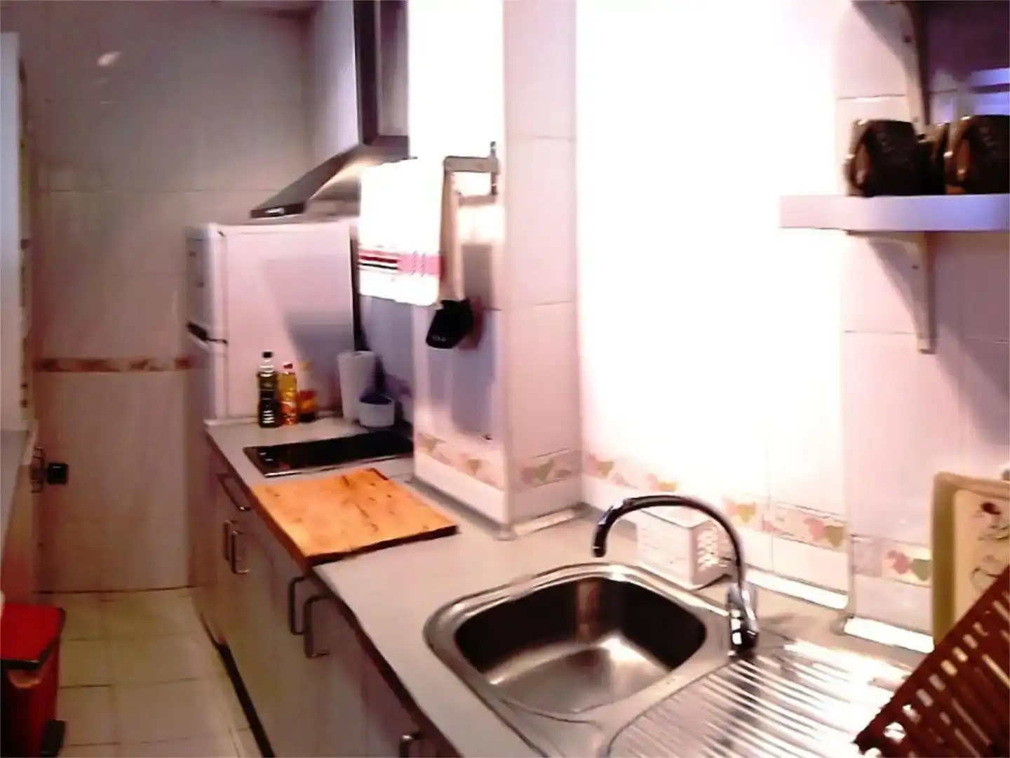 Cuina de Apartament de lloguer en Málaga Capital amb Aire condicionat i Balcó