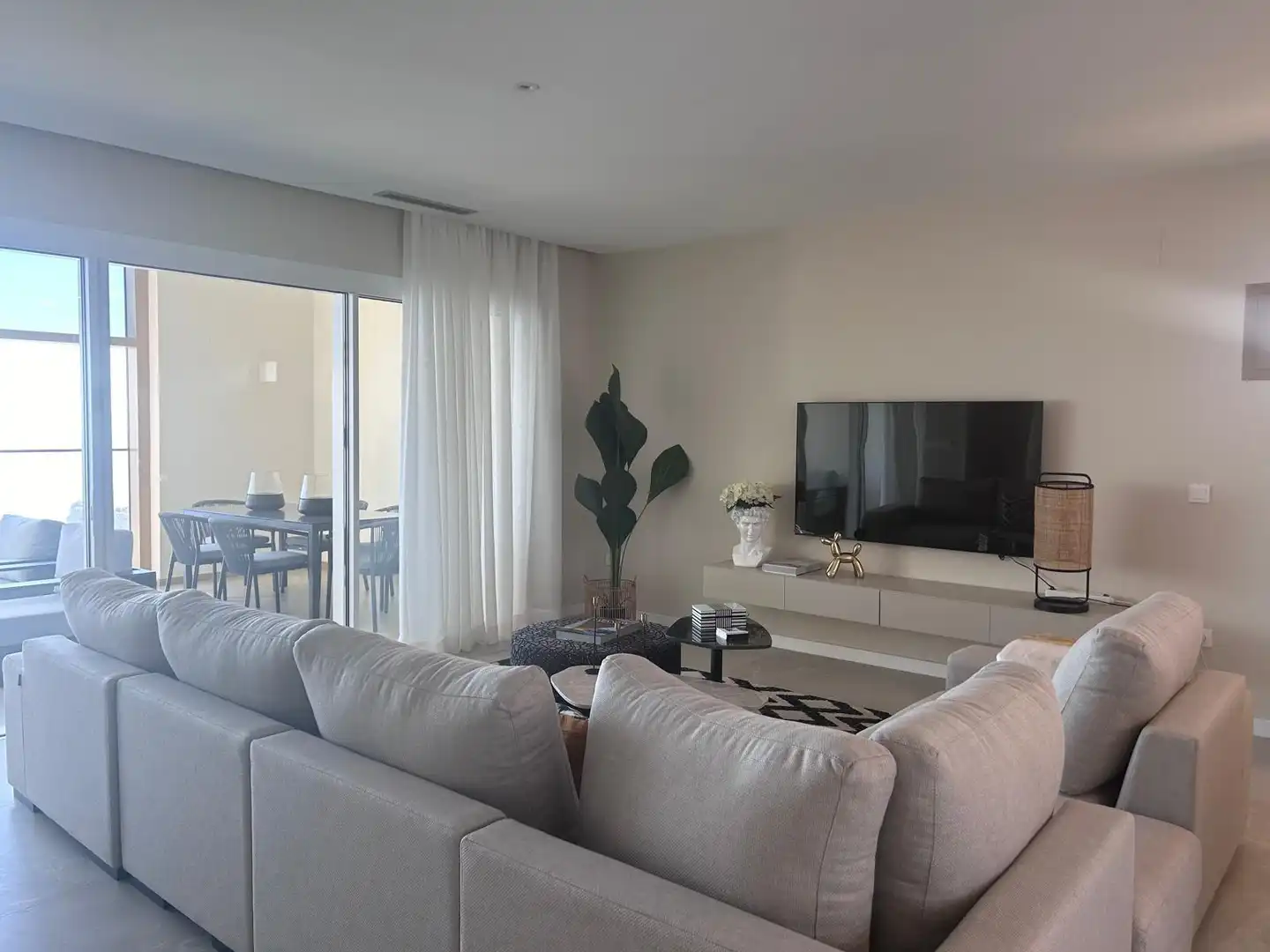 Living room of Flat for sale in Benidorm  with Air Conditioner, Private garden and Terrace