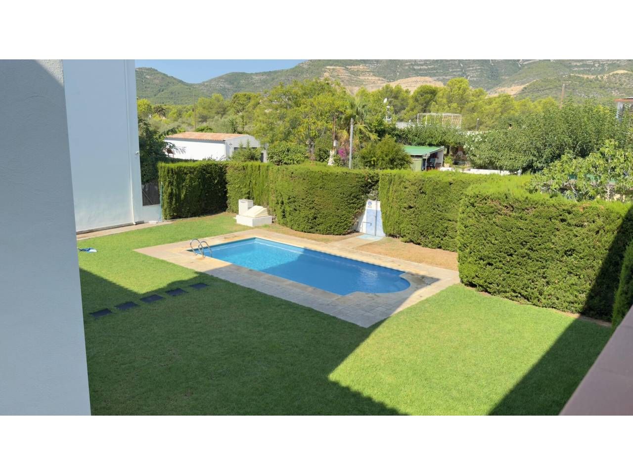 Jardí de Apartament de lloguer en Alcanar amb Aire condicionat, Terrassa i Alarma