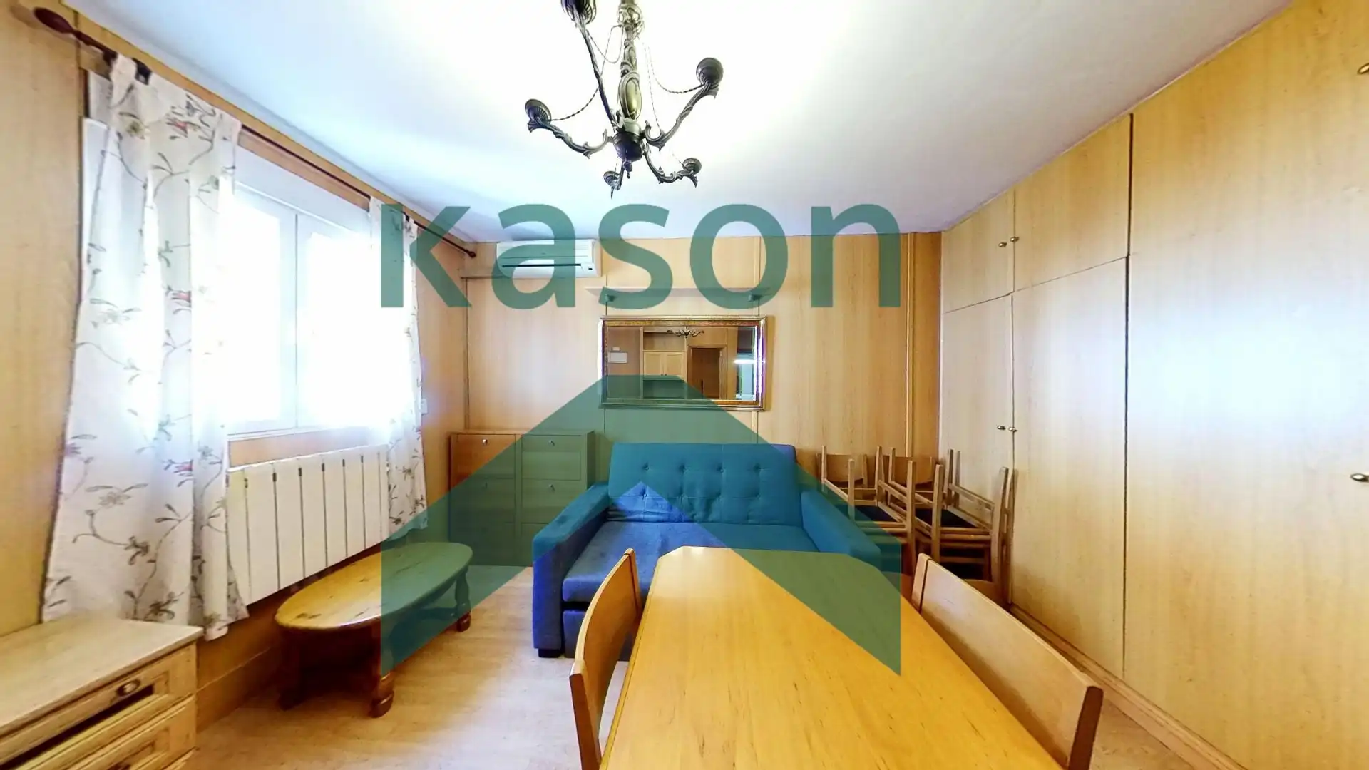 Living room of Flat for sale in  Madrid Capital  with Air Conditioner and Heating