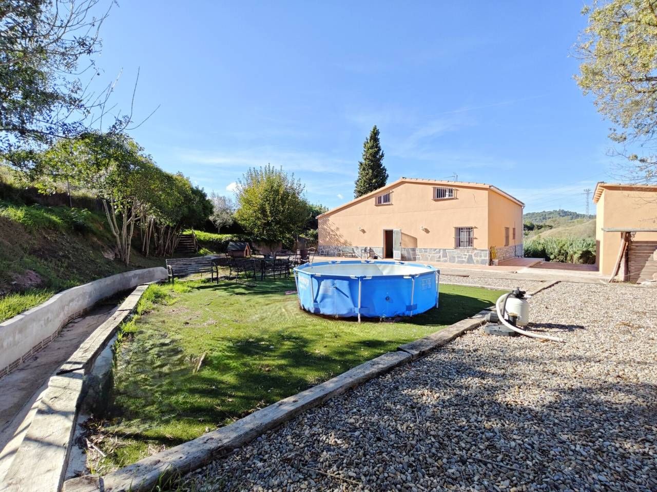 Jardí de Finca rústica en venda en Manresa amb Calefacció, Jardí privat i Terrassa