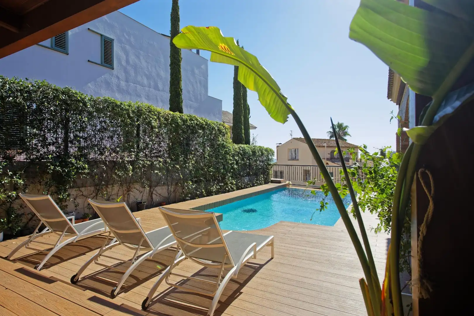 Terraza de Casa o chalet en venta en Centre