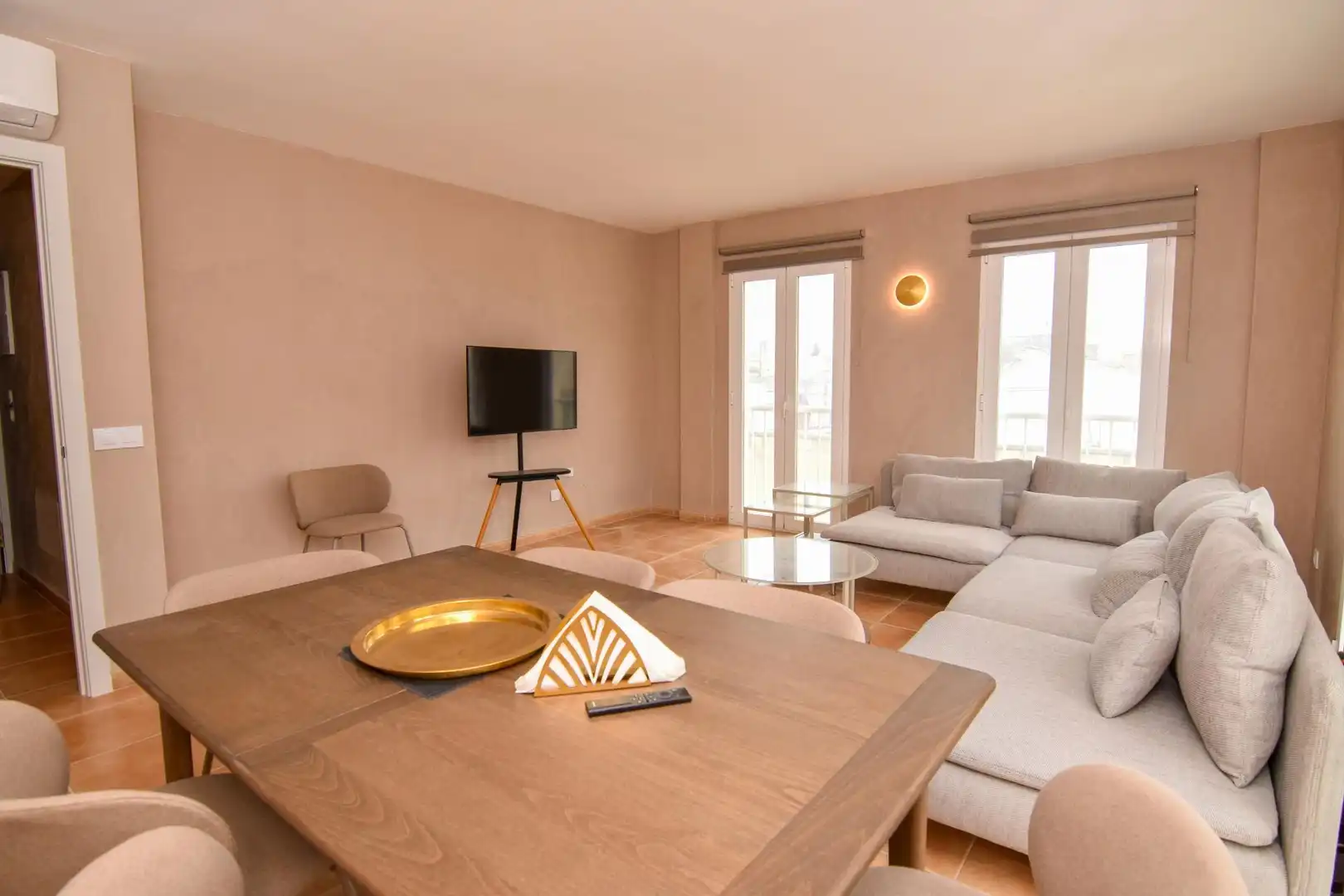 Wohnzimmer von Wohnung zum Verkauf in Artà mit Klimaanlage, Heizung und Terrasse