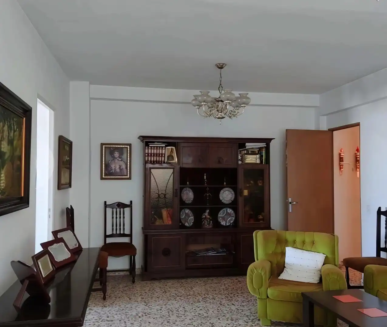 Wohnzimmer von Wohnung zum Verkauf in Alburquerque mit Privatgarten und Gemeinschaftspool
