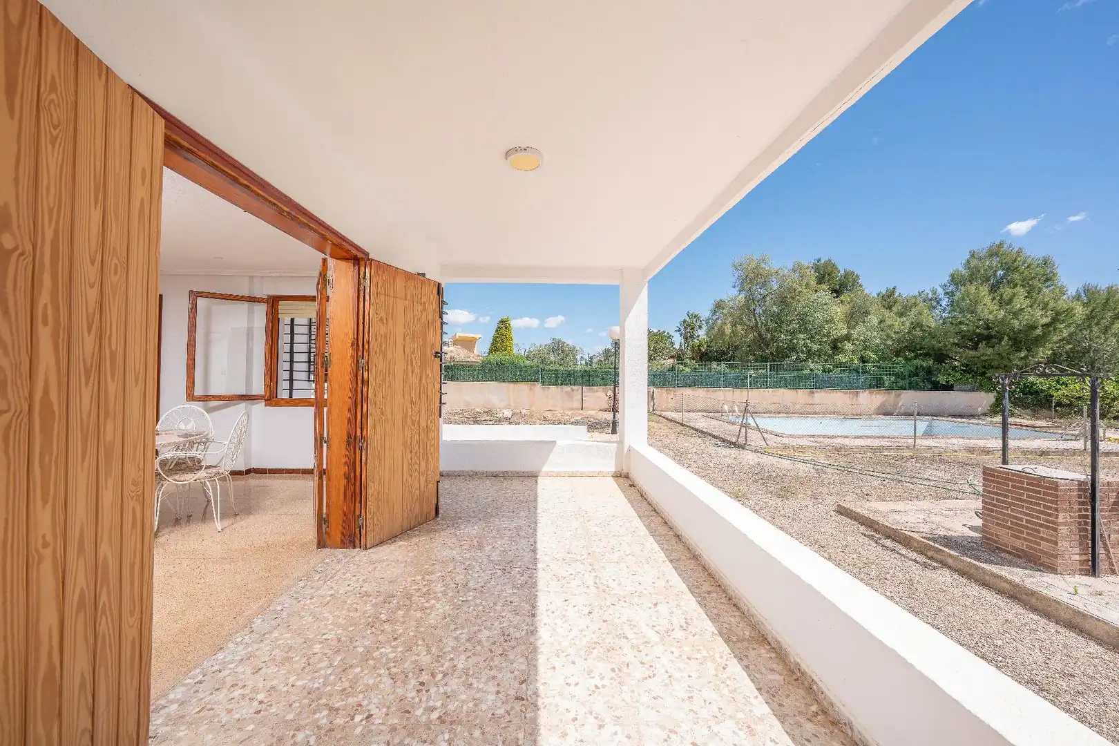 Terrassa de Casa o xalet en venda en Elche / Elx amb Jardí privat, Terrassa i Piscina