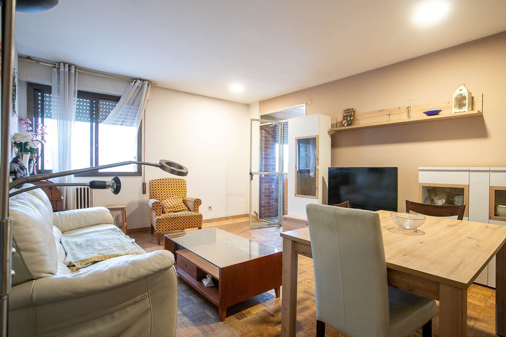 Living room of Flat for sale in  Pamplona / Iruña  with Heating and Terrace
