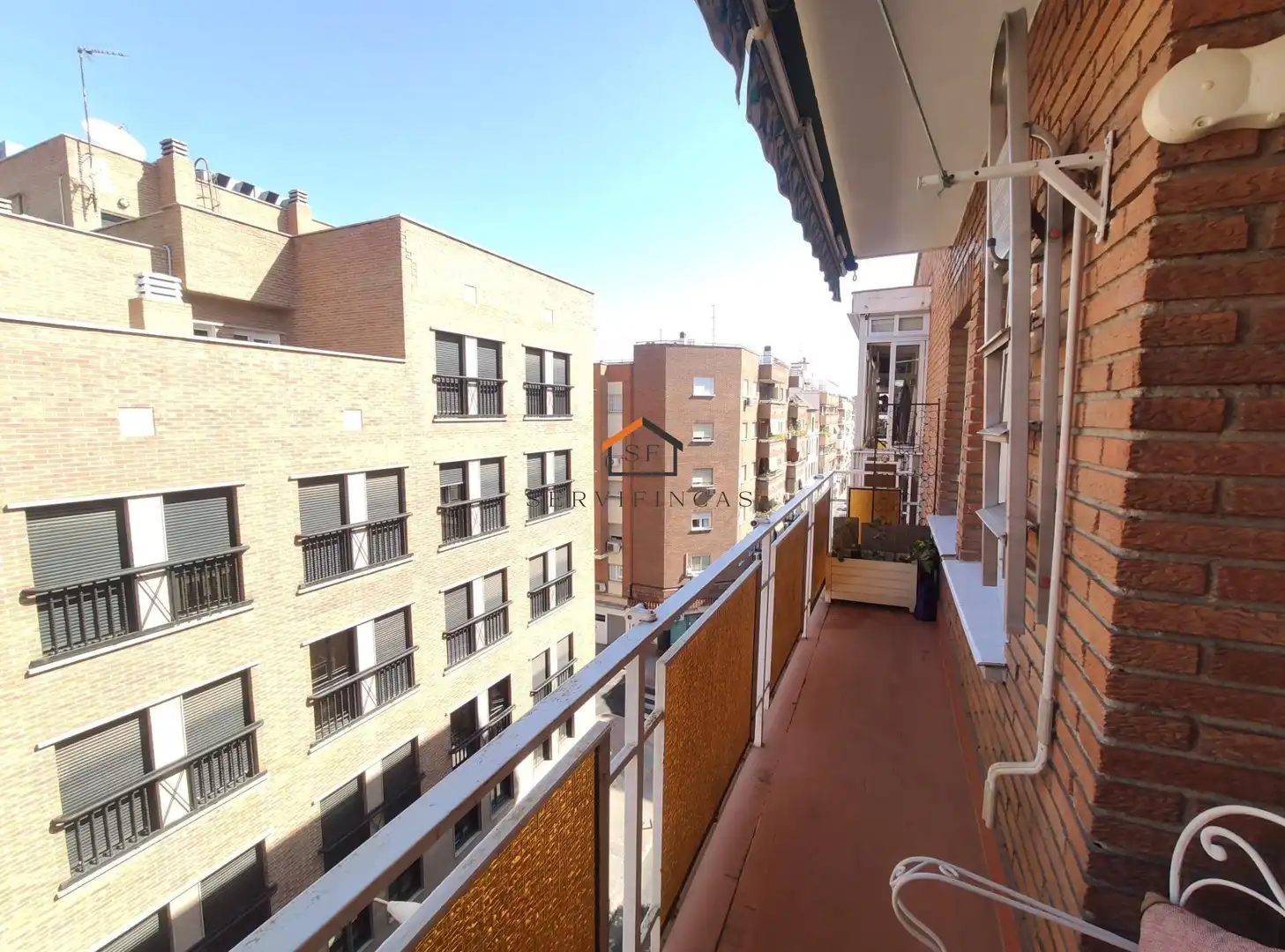 Terraza de Piso de alquiler en Madrid con Aire acondicionado, Calefacción y Parquet