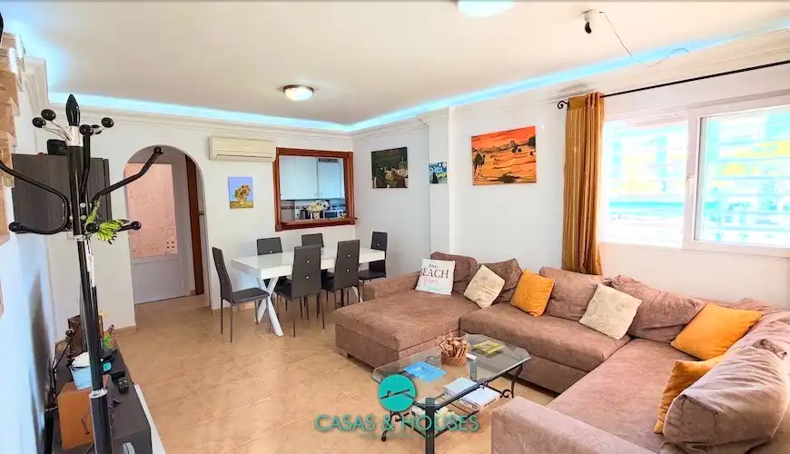 Living room of Detached homes for sale in La Manga del Mar Menor  with Air Conditioner, Heating and Private garden