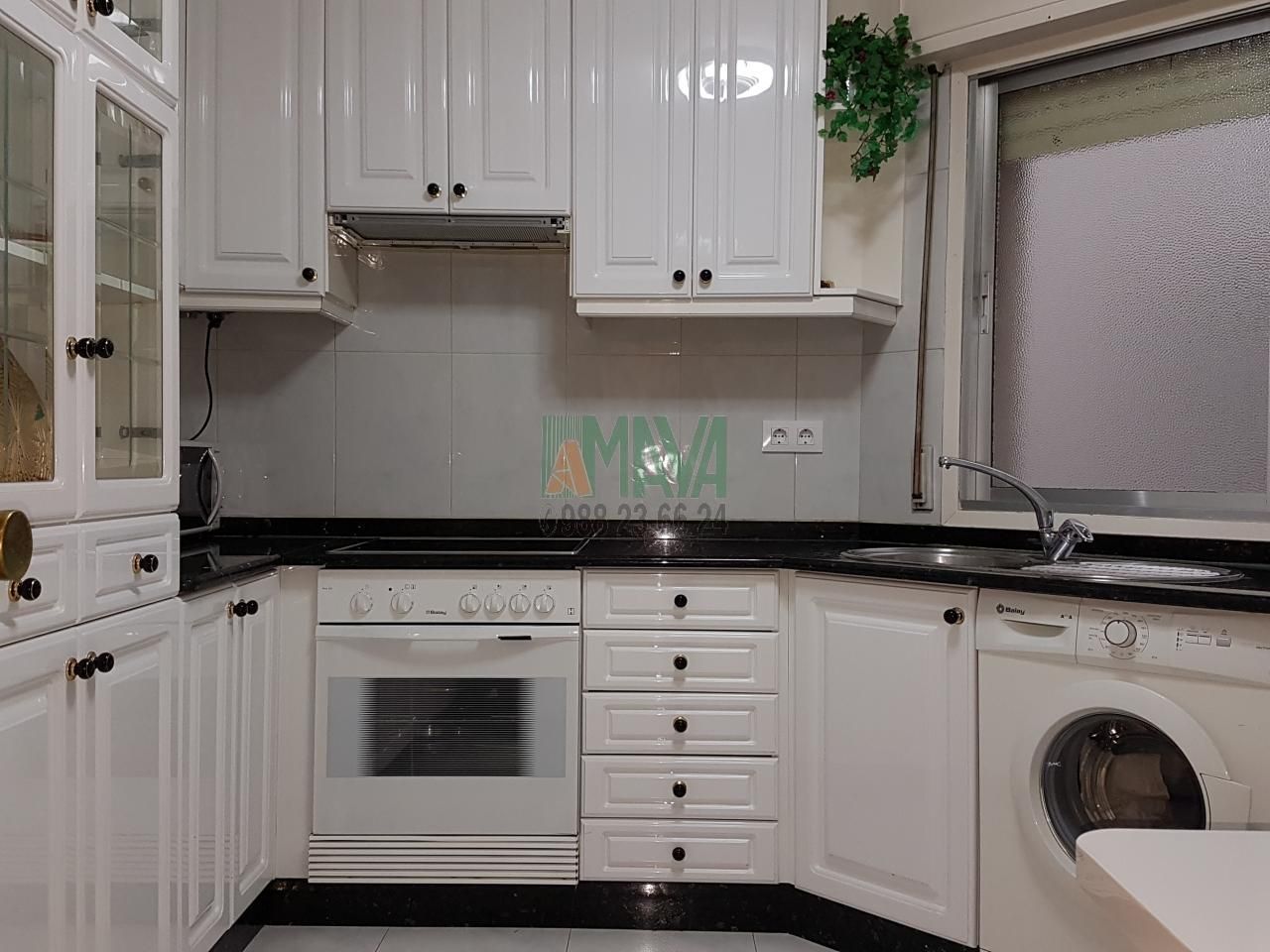 Kitchen of Flat to rent in Ourense Capital   with Heating, Parquet flooring and Storage room