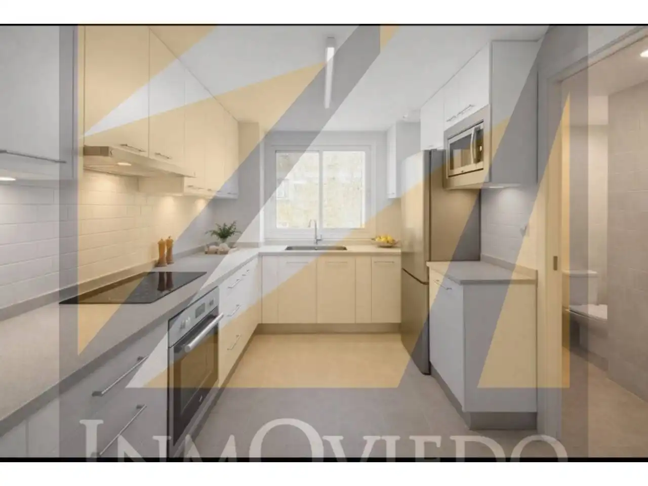 Kitchen of Flat for sale in Oviedo   with Heating