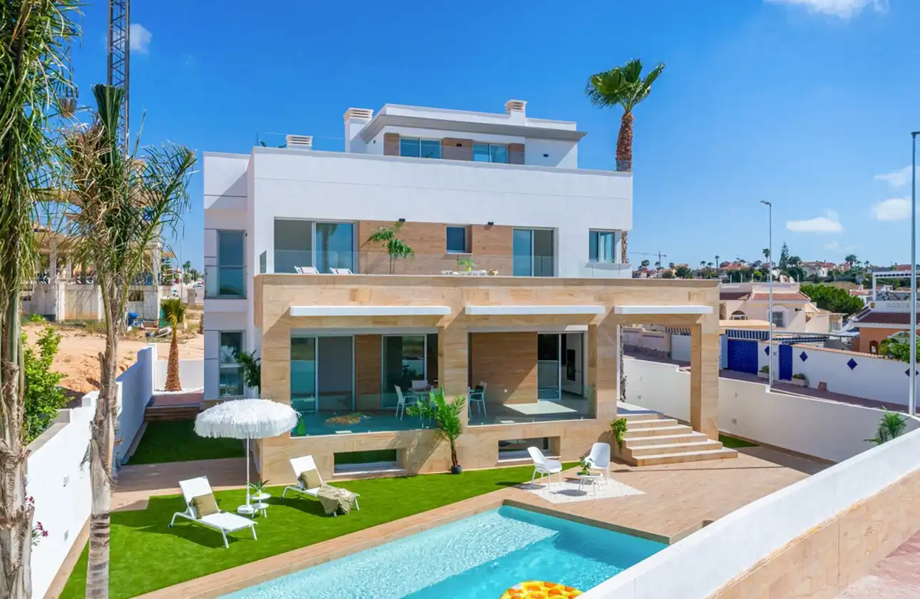 Vista exterior de Casa o chalet en venta en Rojales con Aire acondicionado, Calefacción y Terraza