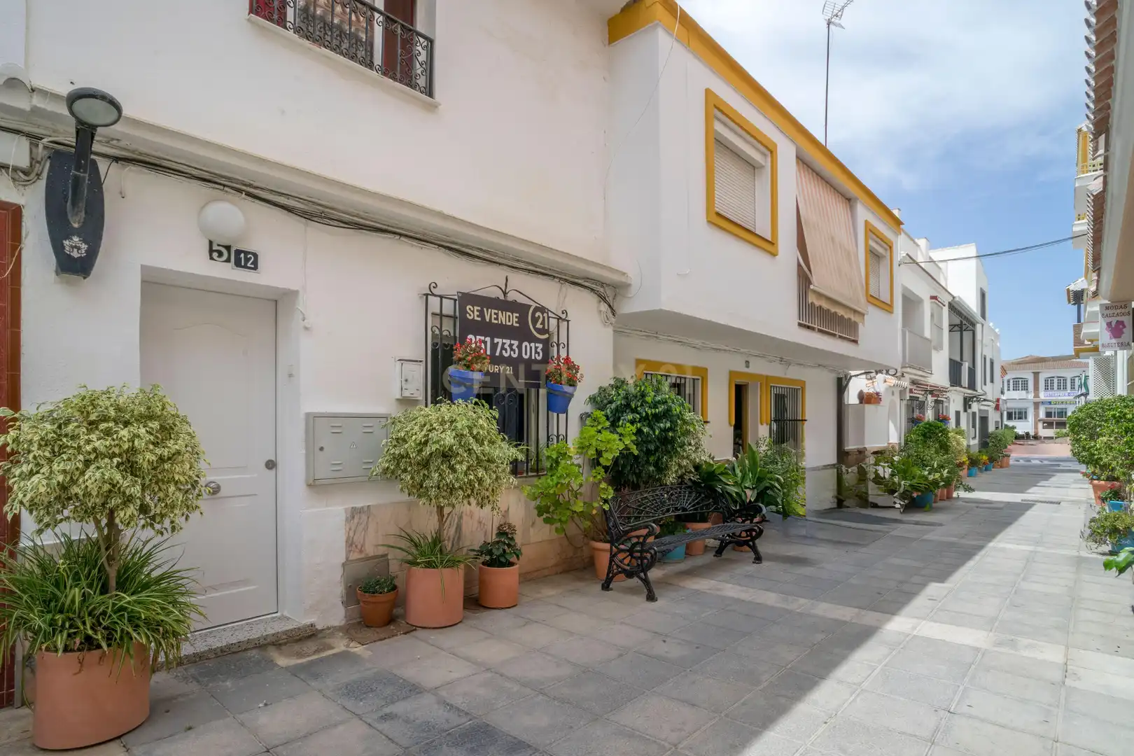 Vista exterior de Casa adosada en venda en Mijas