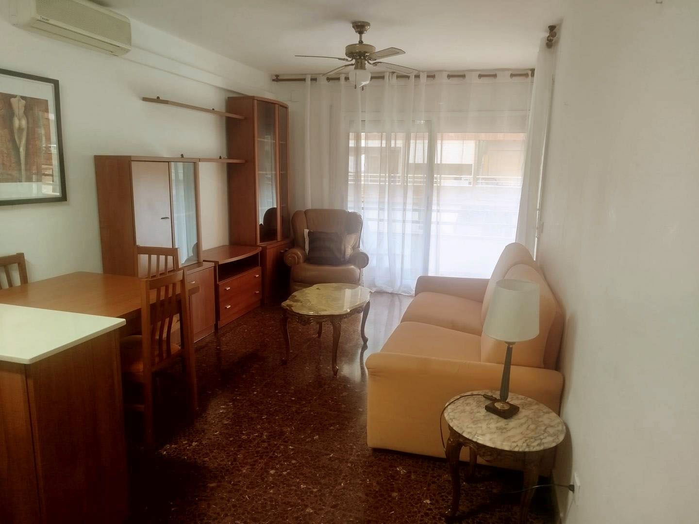 Living room of Flat for sale in Lloret de Mar  with Air Conditioner, Terrace and Furnished