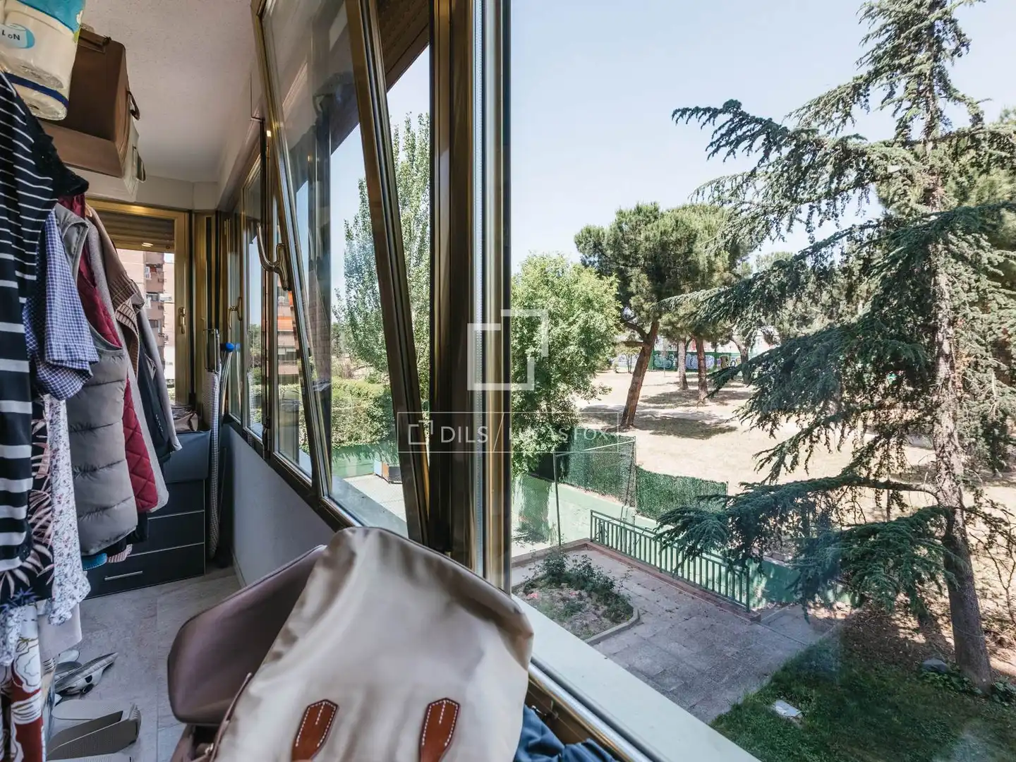 Terrace of Flat for rent in Madrid  with Air Conditioner, Heating and Private garden