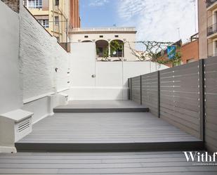 Terrace of Flat to rent in  Barcelona Capital  with Air Conditioner, Heating and Terrace