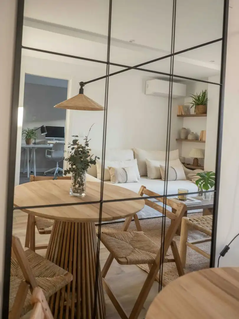 Wohnzimmer von Wohnung zur Miete in Valencia mit Klimaanlage, Heizung und Möbliert