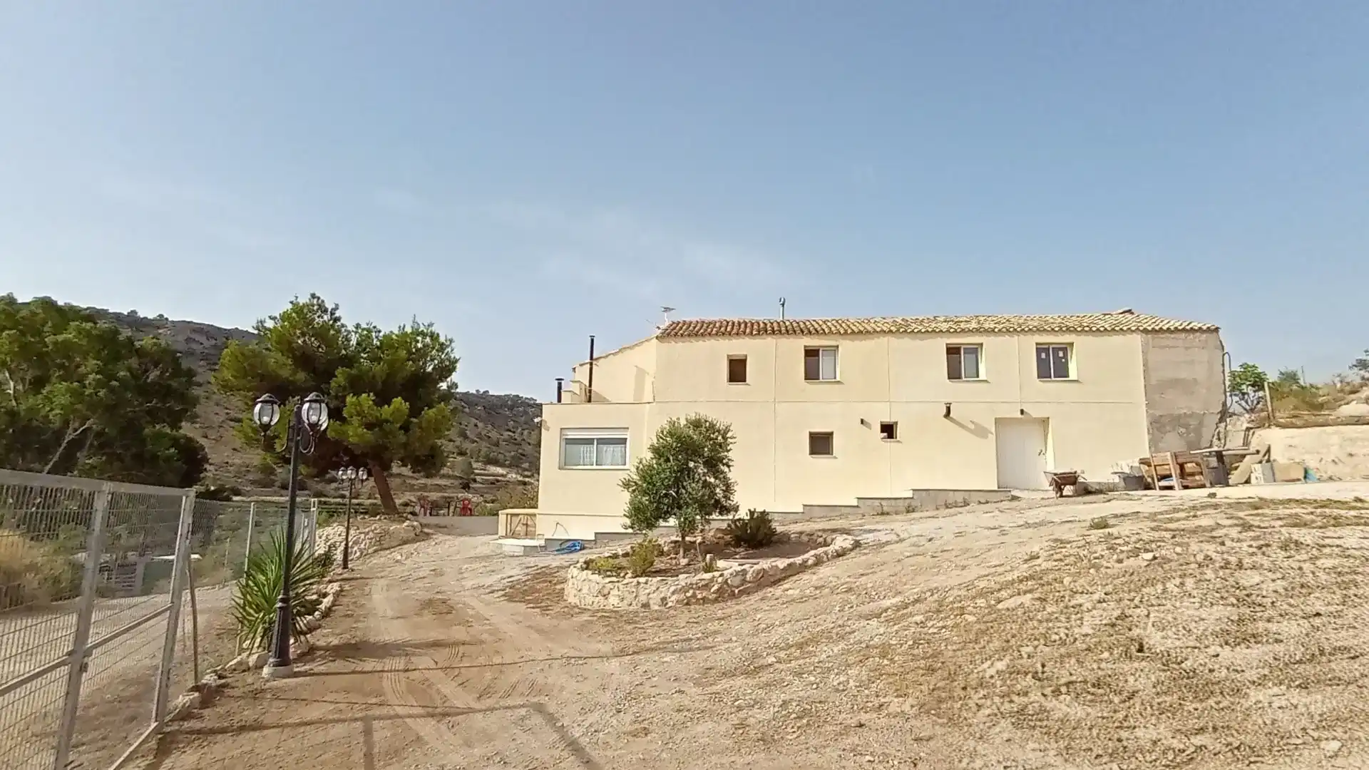 Vista exterior de Finca rústica en venda en Aspe amb Piscina